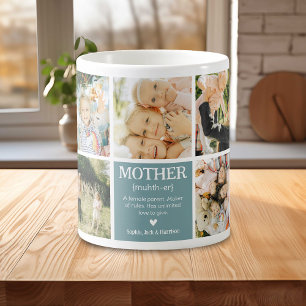 Mug Collage de photos personnalisable Définition de Mè