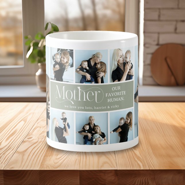 Mug Collage de photos sentimental Cadeau de maman (Créateur téléchargé)