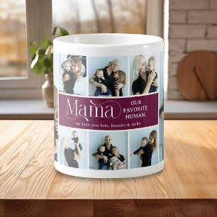 Mug Collage de photos sentimental Cadeau de maman
