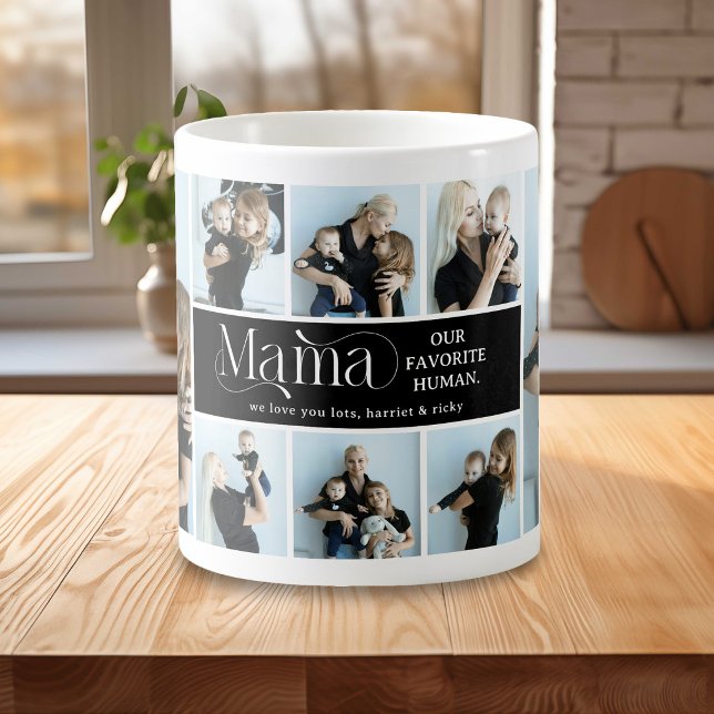 Mug Collage de photos sentimental Cadeau de maman (Créateur téléchargé)
