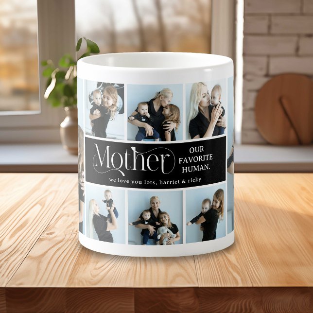 Mug Collage de photos sentimental Cadeau pour maman (Créateur téléchargé)