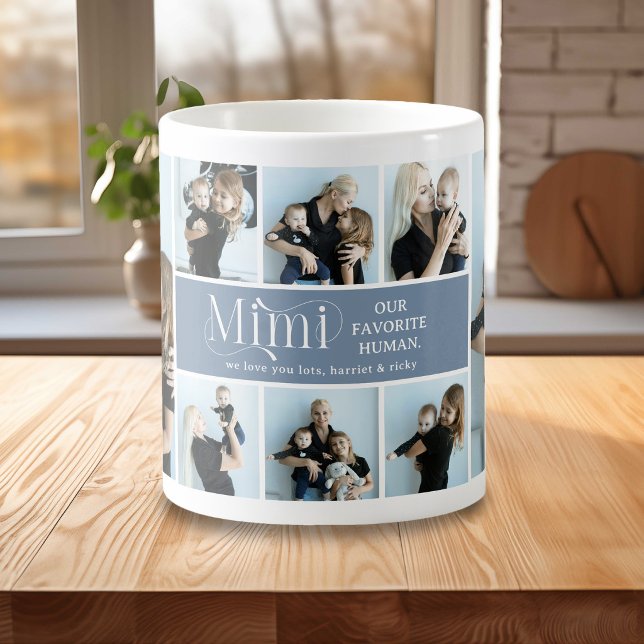 Mug Collage de photos sentimental Mimi Cadeau (Créateur téléchargé)