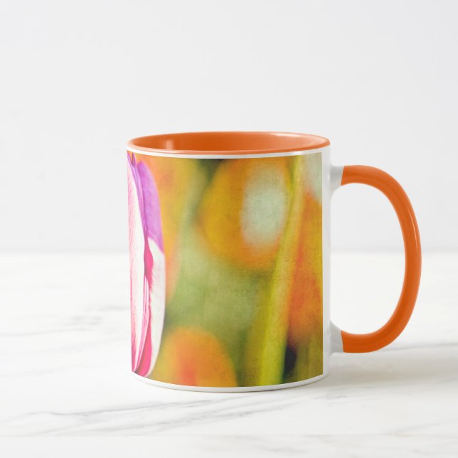 Mug Collage de tulipe (Droite)
