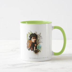 Mug Collage de vecteur de médias mélangés de FRODO