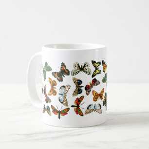 Mug Collage des papillons de nuit et des papillons de