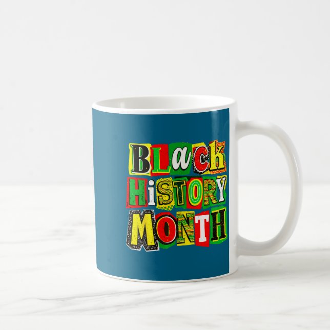 Mug Collage du mois de l'histoire des Noirs afro-améri (Droite)