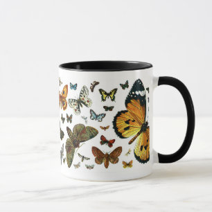 Mug Collage européen de papillon