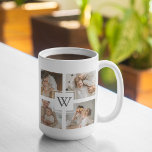 Mug Collage minimaliste tendance Pères Photo Papa Cade<br><div class="desc">Vous cherchez une façon unique et élégante d'honorer la figure paternelle dans votre vie? Découvrez notre collage minimaliste branché avec une collection de belles photos de papas. Avec ses lignes épurées et son design élégant, ce collage est le moyen parfait de mettre en valeur le lien spécial entre les pères...</div>