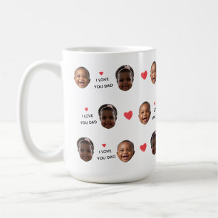 Mug Collage personnalisé avec 2 photos du visage de bé