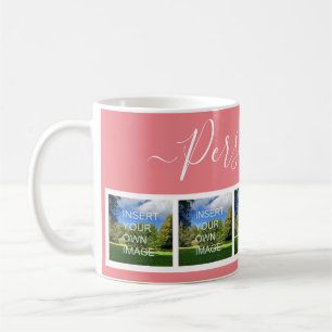 Mug Collage personnalisé Cinq photos personnalisées