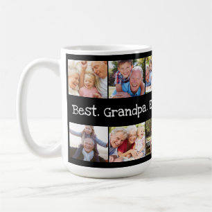 Mug Collage photo amusant Meilleur grand-père toujour