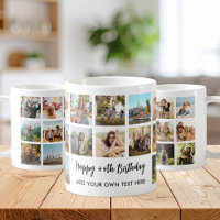Mug Collage Photo Anniversaire Personnalisé
