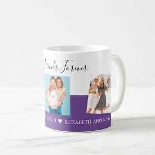 Mug Collage photo BFF Meilleurs amis Cadeau personnali