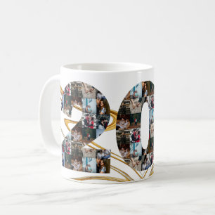 Mug Collage photo Cadeaux de 20 ans par année