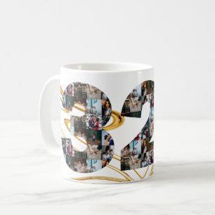 Mug Collage photo Cadeaux de 32 ans par année