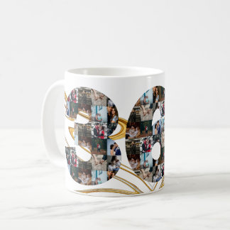 Mug Collage photo Cadeaux de 36 ans par année