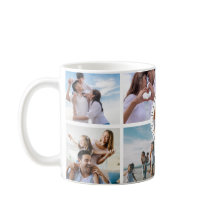 Mug Collage Photo de Famille Heureuse – Cadeau Per