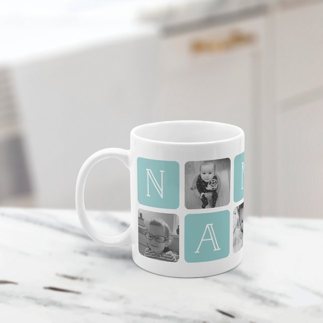 Mug Collage photo de la grand-mère NANIE (Créateur téléchargé)