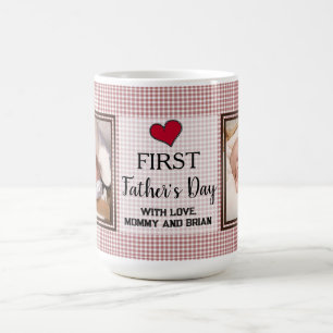 Mug Collage photo de la première Fête des pères 2