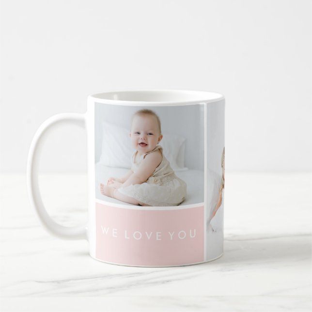 Mug Collage photo Love You (Gauche)