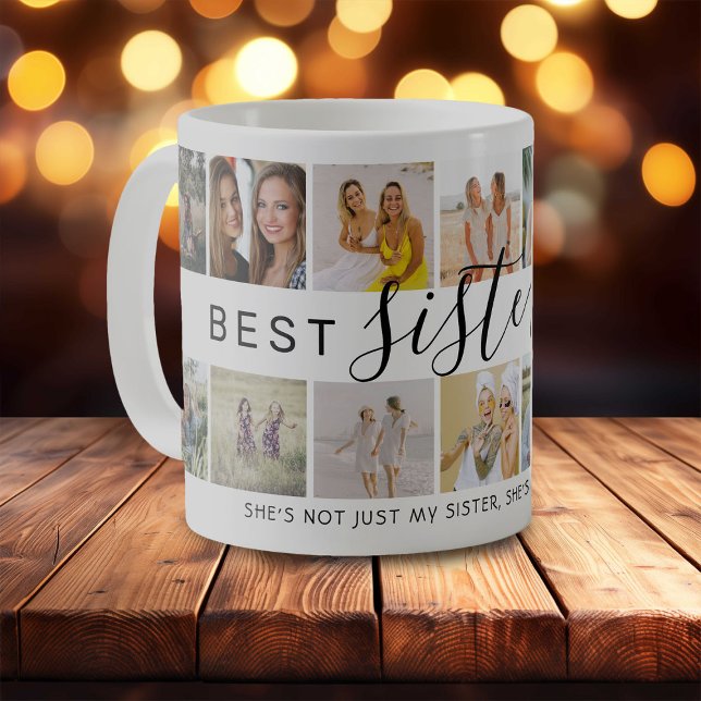 Mug Collage photo 'Meilleure Sœur de tous les temps' M (Créateur téléchargé)