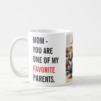 Mug Collage Photo Moderne & Cadeau Bonne Fête Maman