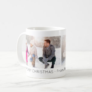 Mug Collage Photo Noël Minimaliste