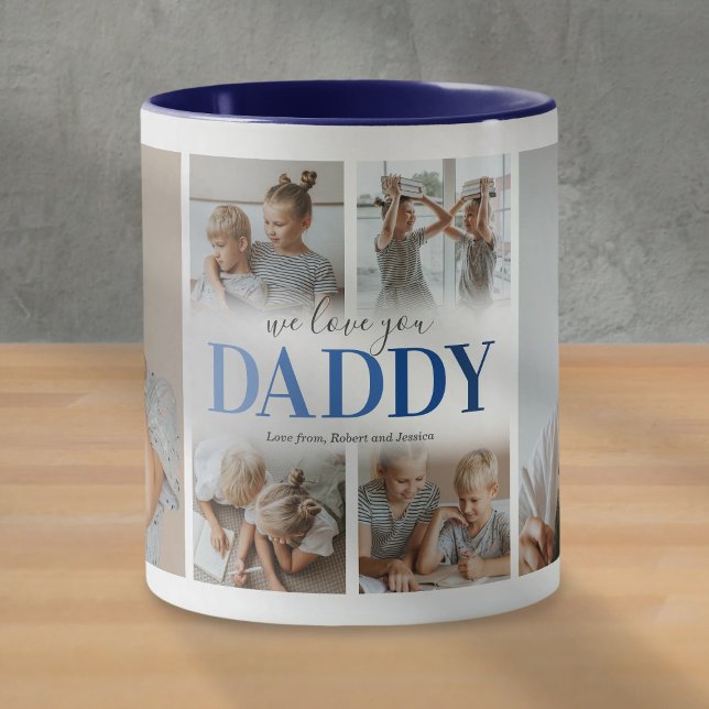 Mug Collage Photo "On T'aime Papa" (Créateur téléchargé)
