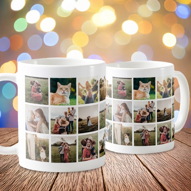 Mug Collage photo personnalisé (Créateur téléchargé)