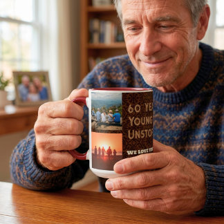 Mug Collage photo personnalisé Cadeaux d'anniversaire 