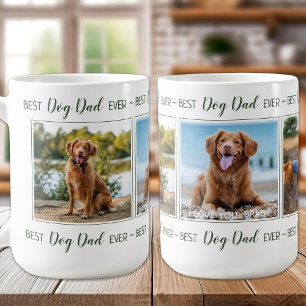 Mug Collage photo personnalisé de chien père animal