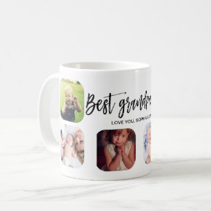 Mug Collage photo personnalisé Meilleur cadeau grand-