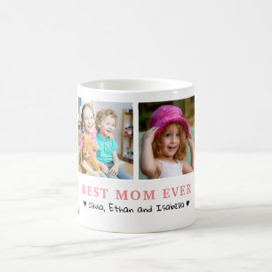 Mug Collage photo personnalisé Meilleure Maman 4