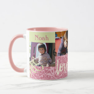 Mug Collage Photo Personnalisé Pour Elle