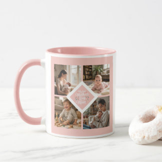 Mug Collage photo personnalisé pour la 1ère fête des M