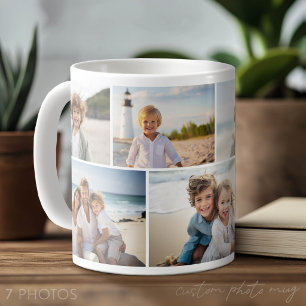 Mug Collage photo simple 7 - Grille moderne minimale
