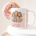 Mug Collage photos amies | Joyeux cadeau d'anniversair<br><div class="desc">Collage photos amies | Joyeux cadeau d'anniversaire.Faites de l'anniversaire de votre ami extra spécial avec ce cadeau sur mesure avec un collage de vos moments préférés ensemble! Ce cadeau d'anniversaire personnalisé d'inspiration rose est disponible exclusivement sur Zazzle, et c'est la façon parfaite de montrer à votre ami combien ils signifient...</div>