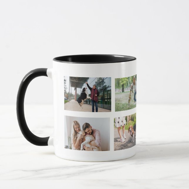 Mug Collage Photos Images Sublimation Personnalisée (Gauche)