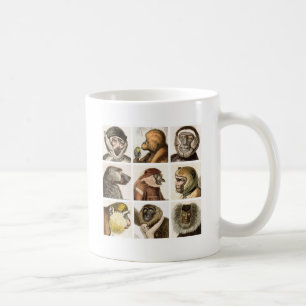 Mug COLLAGE principal de singe -