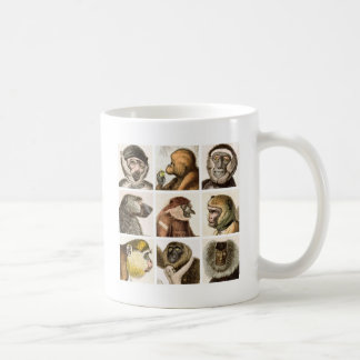 Mug COLLAGE principal de singe -