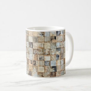 Mug Collage rustique Vintage de journaux (9)