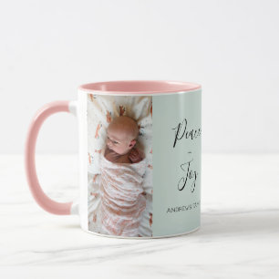 Mug Collage sensible de photo du manuscrit 2