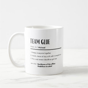 Mug Colle de l'équipe Définition Nom personnalisé Coll