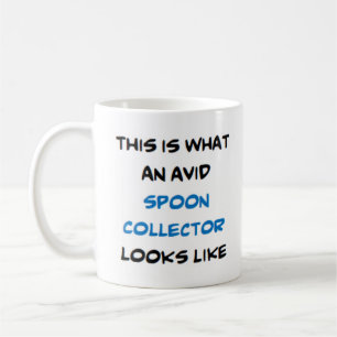 Mug collecteur de cuillères, avide
