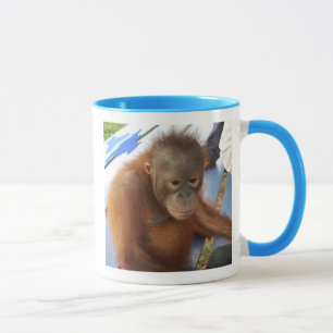 Mug Collecteur de fonds doux d'orang-outan de bébé