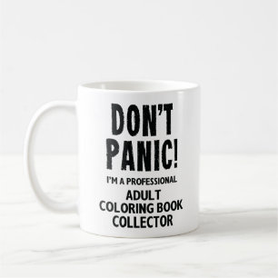Mug Collecteur de livres de coloriage pour adultes