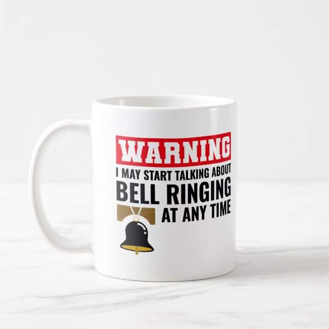 Mug Collecteur de sonnerie Bell Ringer Campanologue Fu (Gauche)