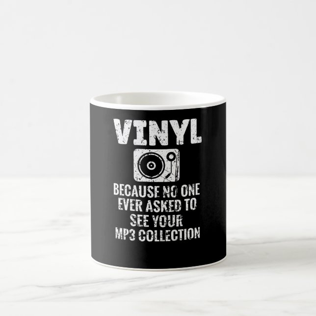 Mug Collecteur de vinyle| Vinyl Love Vinyl Disk Record (Centre)