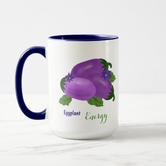 Mug Collection Aubergine Blush & Bloom  (Gauche)