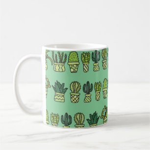 Mug Collection Cactus : Jeu De Doodles Dessiné À La Ma